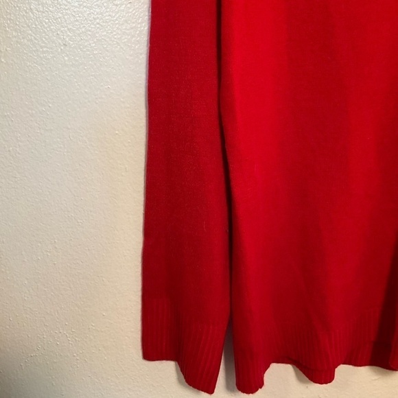 White Stag V-Neck Pullover Sweater Classic Red - Picture 6 of 11